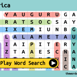 La navidad en latinoamerica word search