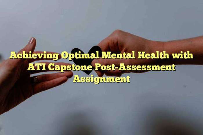 Ati mental health capstone assessment