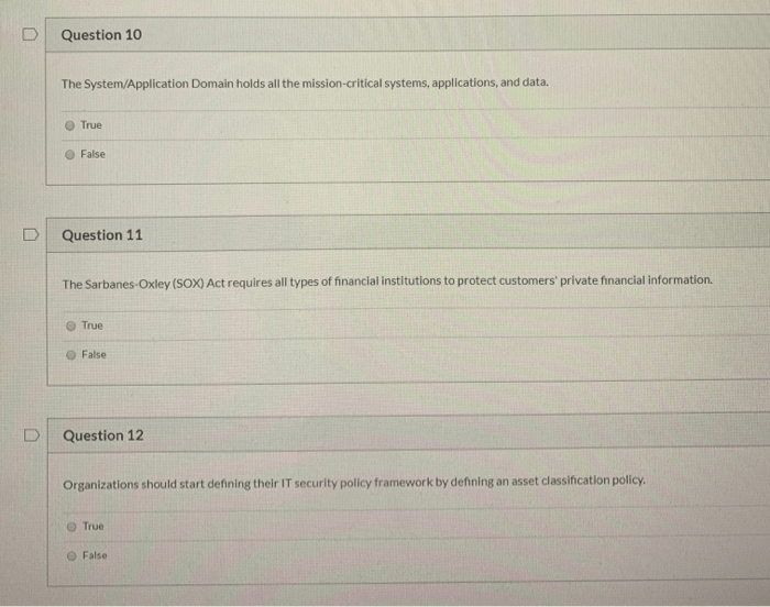 Domain 1 post assessment answers