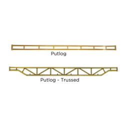 Putlogs for scaffolds are used to