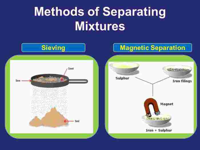 Lab 2 separation of a mixture chemistry 1 answers