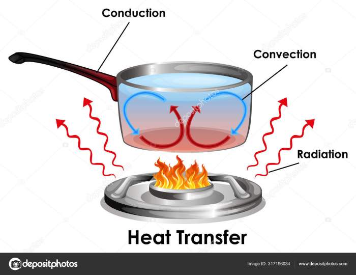 Radiation convection and conduction worksheet